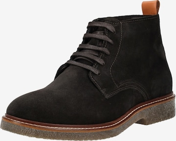 Bottines à lacets Marc O'Polo en marron : devant