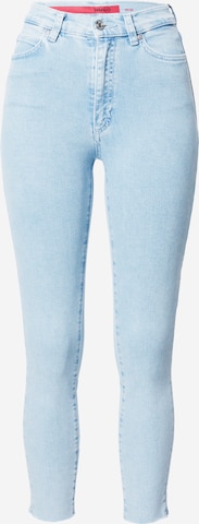 Skinny Jeans 'Lou' di HUGO Red in blu: frontale