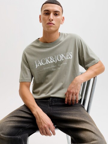 T-Shirt 'JJDEVIN DAYTONA' JACK & JONES en gris