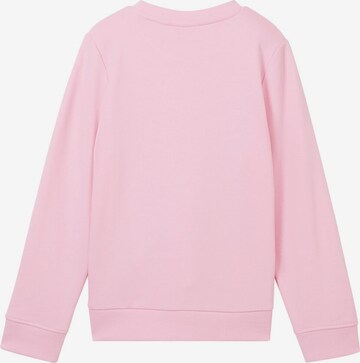 TOM TAILOR Sweatshirt in Roze