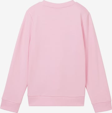 TOM TAILOR Sweatshirt in Roze