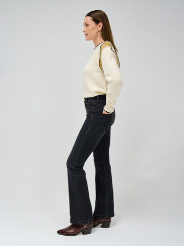 Salsa Jeans Bootcut Jeans 'Secret' in Schwarz