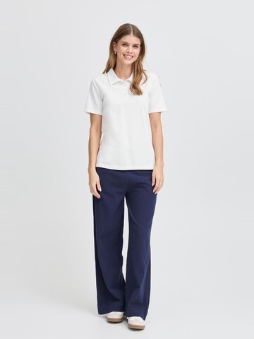 T-shirt Fransa en blanc