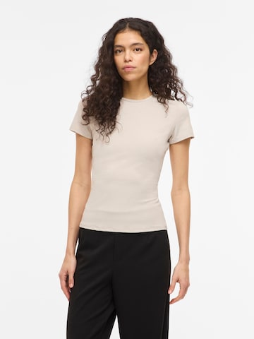 VILA Shirt 'VIKenza' in Grijs: voorkant