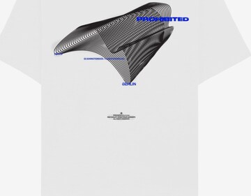 Prohibited Shirt 'Abstract' in White