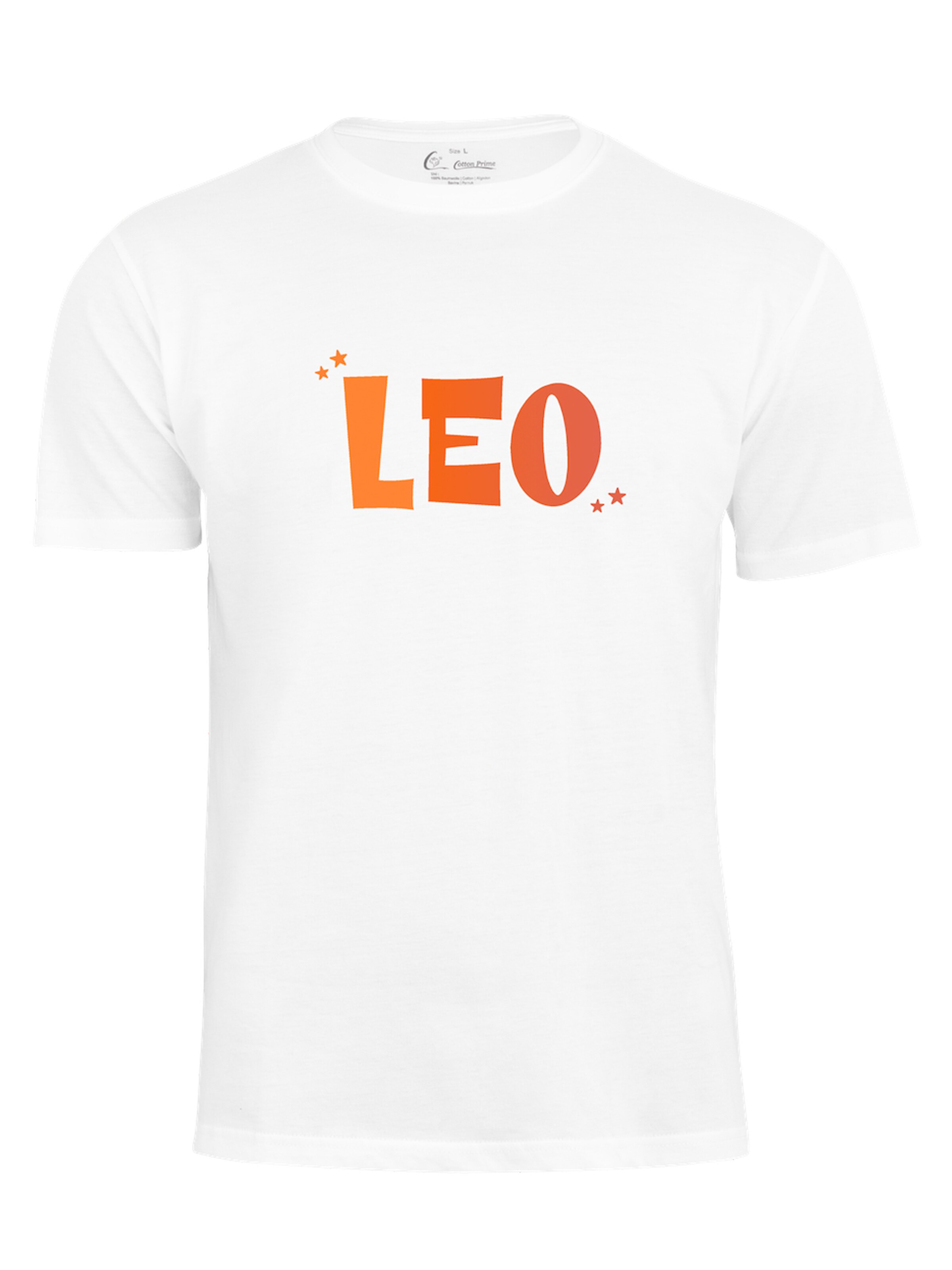 Cotton Prime - Camisa 'Löwe' em branco: frente