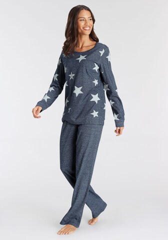 VIVANCE Pyjama 'Dreams' in Blau