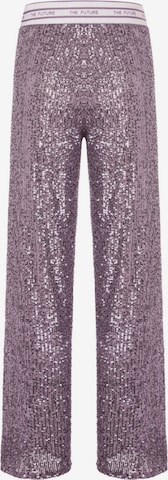 Cambio Regular Pants in Purple: front
