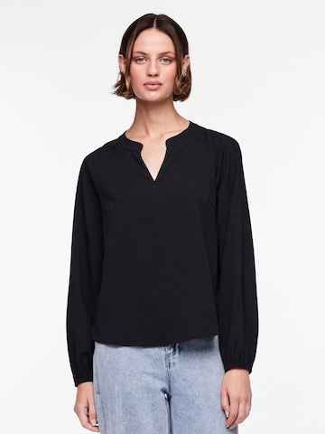 PIECES - Blusa 'DREW' em preto: frente