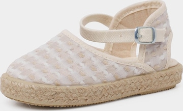 Sandalo di Pisamonas in beige: frontale