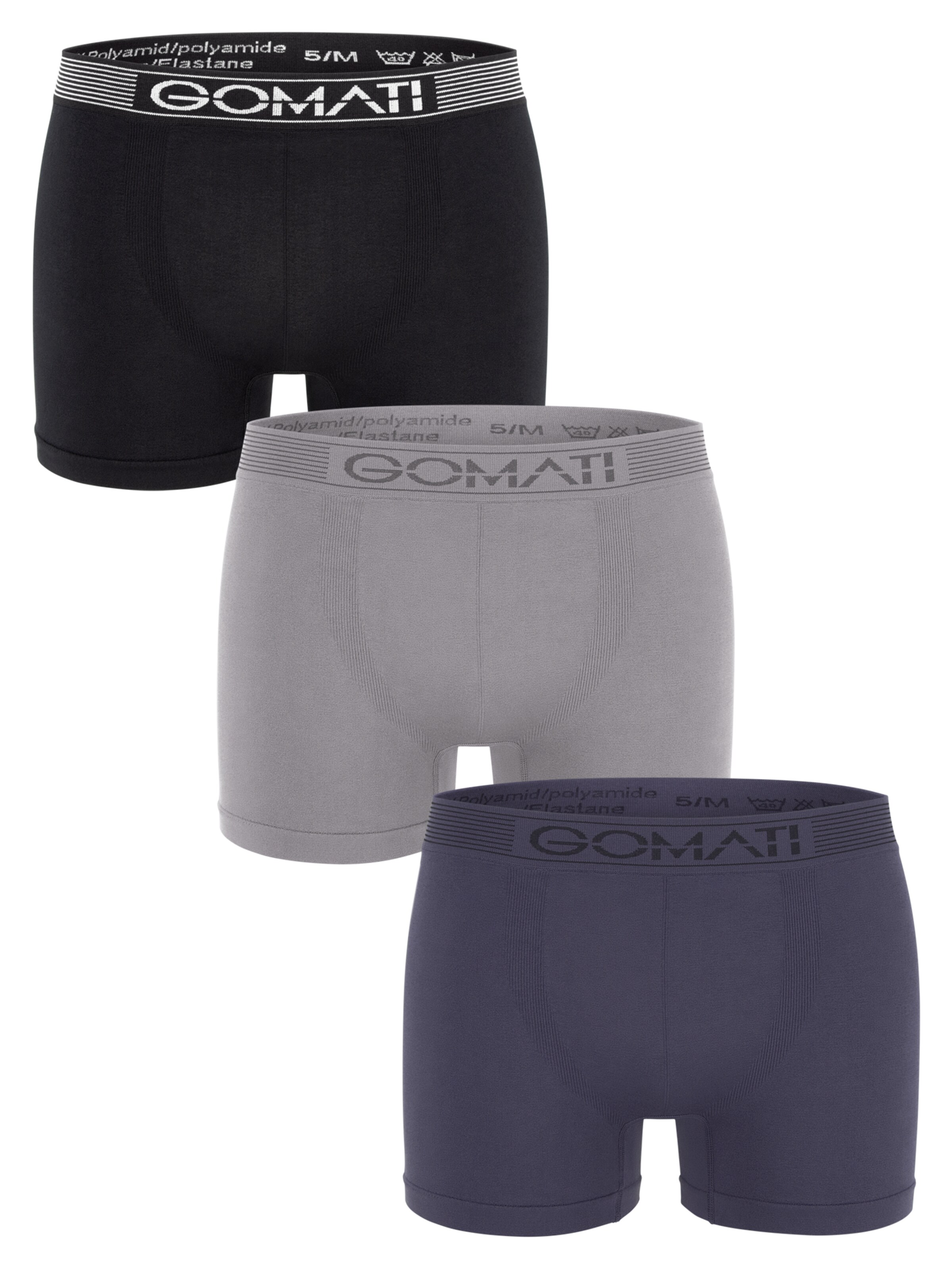 Gomati Boxer shorts 'Seamless Comfort' in Grey: front