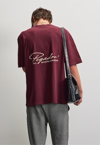 Pegador T-Shirt 'Pike' in Rot: Vorderseite