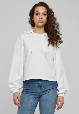 Urban Classics Sweatshirt in White: front