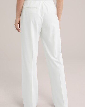 WE Fashion Regular Hose in Weiß