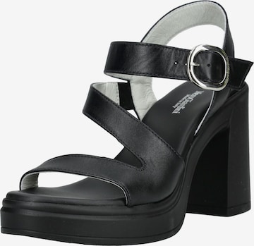 Sandalo di Nero Giardini in nero: frontale