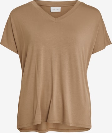 VILA Shirt 'Belis' in Brown: front