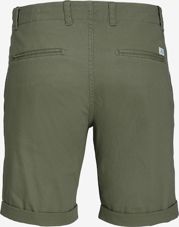 JACK & JONES Chino kalhoty 'Dave' – zelená