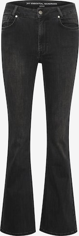 My Essential WardrobeBootcut/trapezice Traperice 'The Dakota' - crna boja: prednji dio