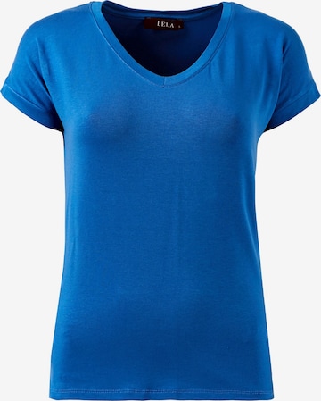 LELA Shirt in Blauw: voorkant