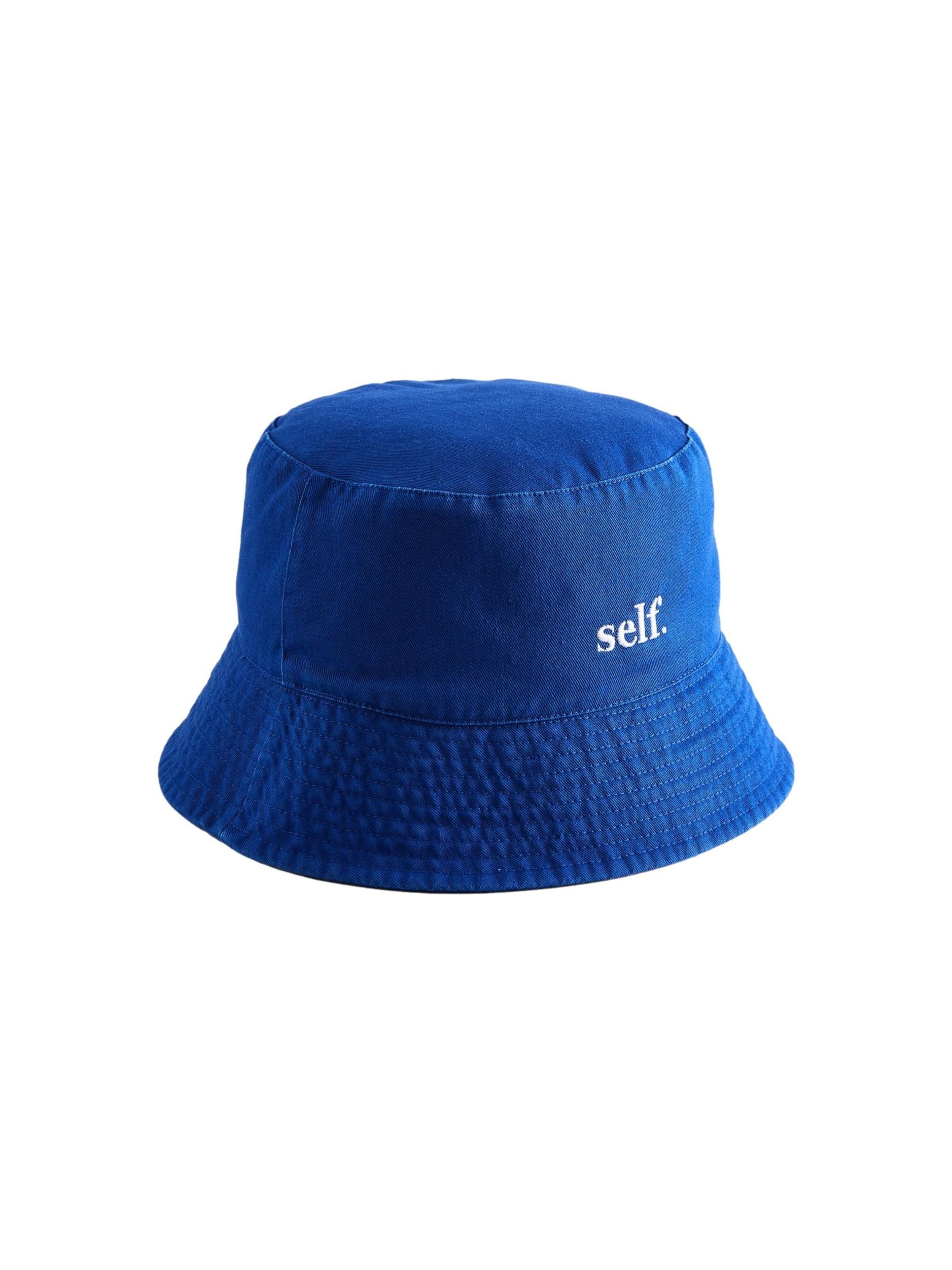 self. Hat in Blue: front