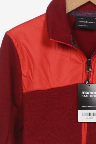 PEAK PERFORMANCE Sweatshirt & Zip-Up Hoodie in S in Red