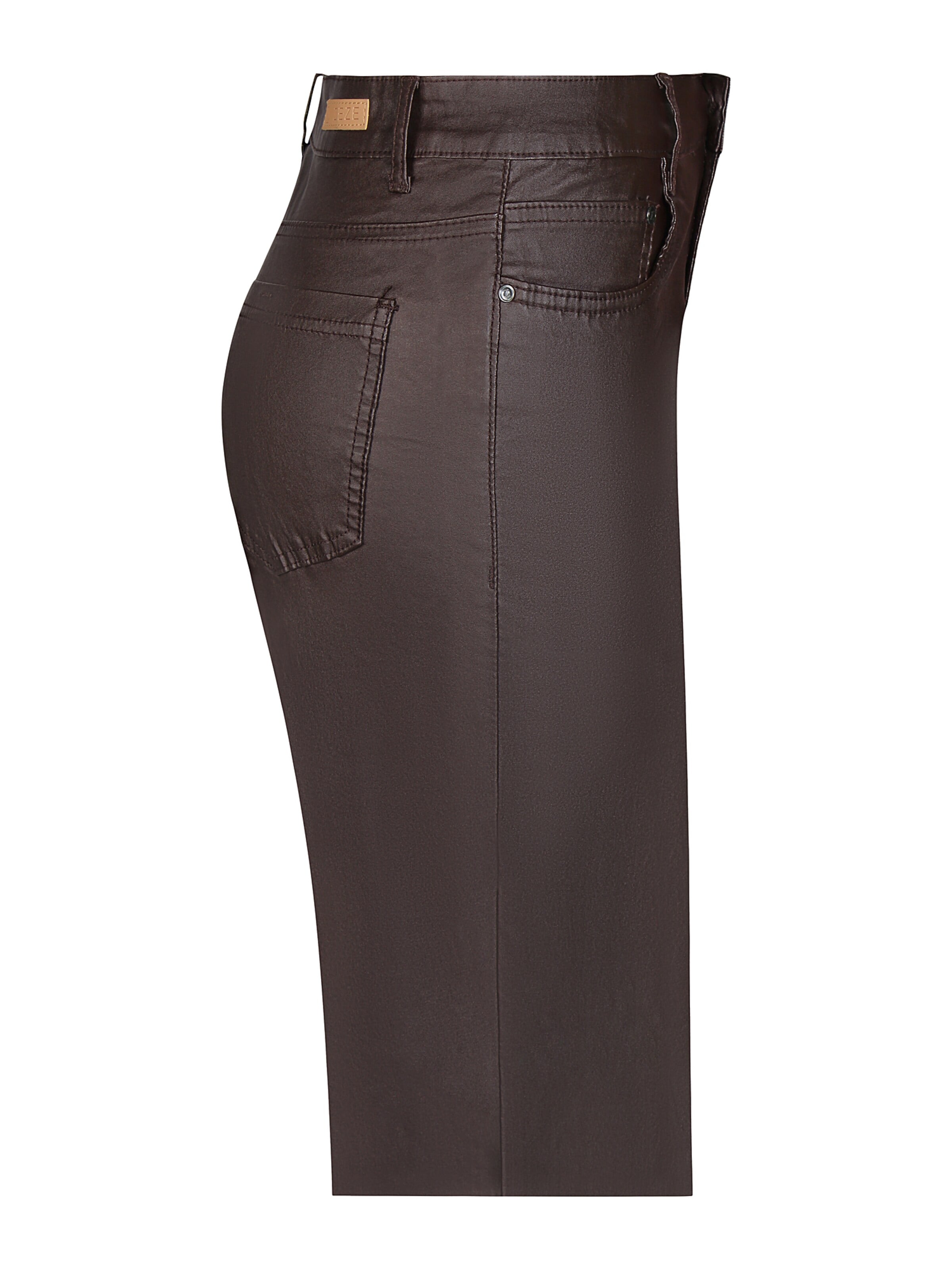 Wide Leg Pantalon 'Issey 207' ze-ze en marron