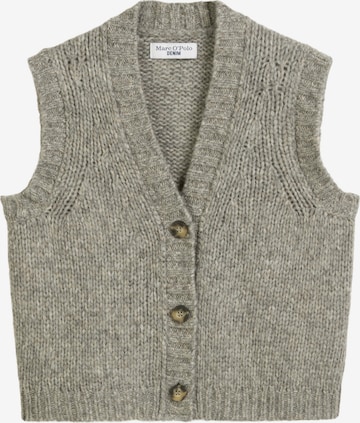 Marc O'Polo DENIM Gebreide bodywarmer in Grijs: voorkant
