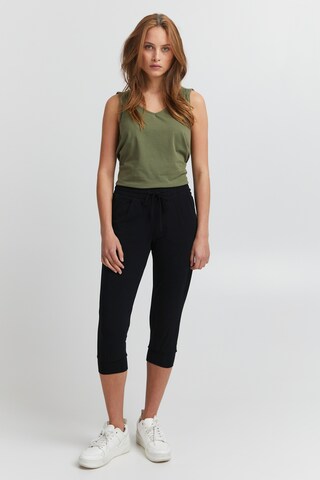 Tapered Pantaloni chino 'Odda' di Oxmo in nero
