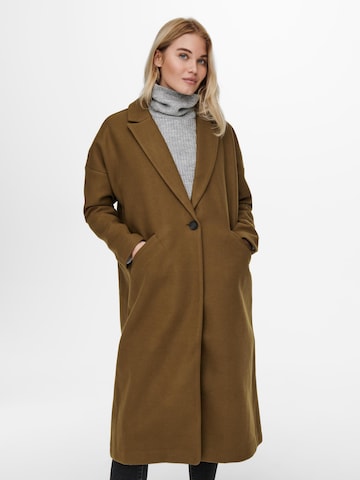ONLY Between-Seasons Coat 'Emma' in Brown: front