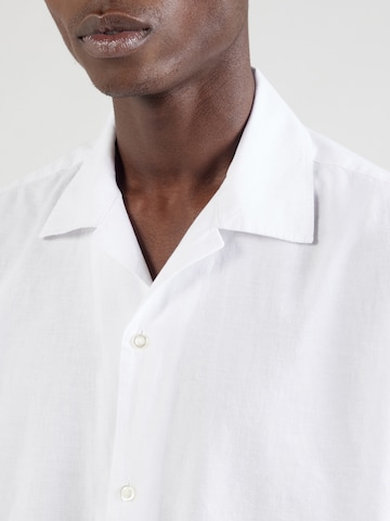 SELECTED HOMME Regular fit Button Up Shirt 'SLHBOXY-SUN' in White