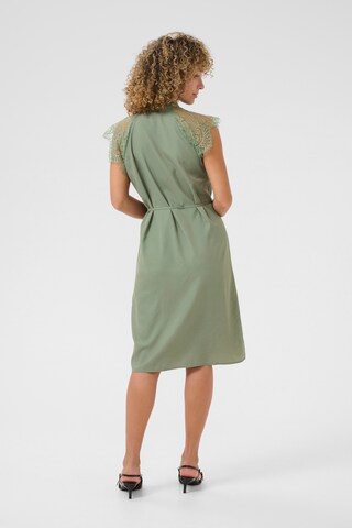 Cream Dress 'Nola' in Green