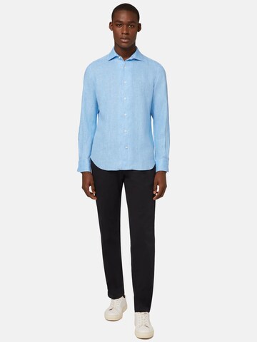 Boggi Milano Slim fit Button Up Shirt in Blue