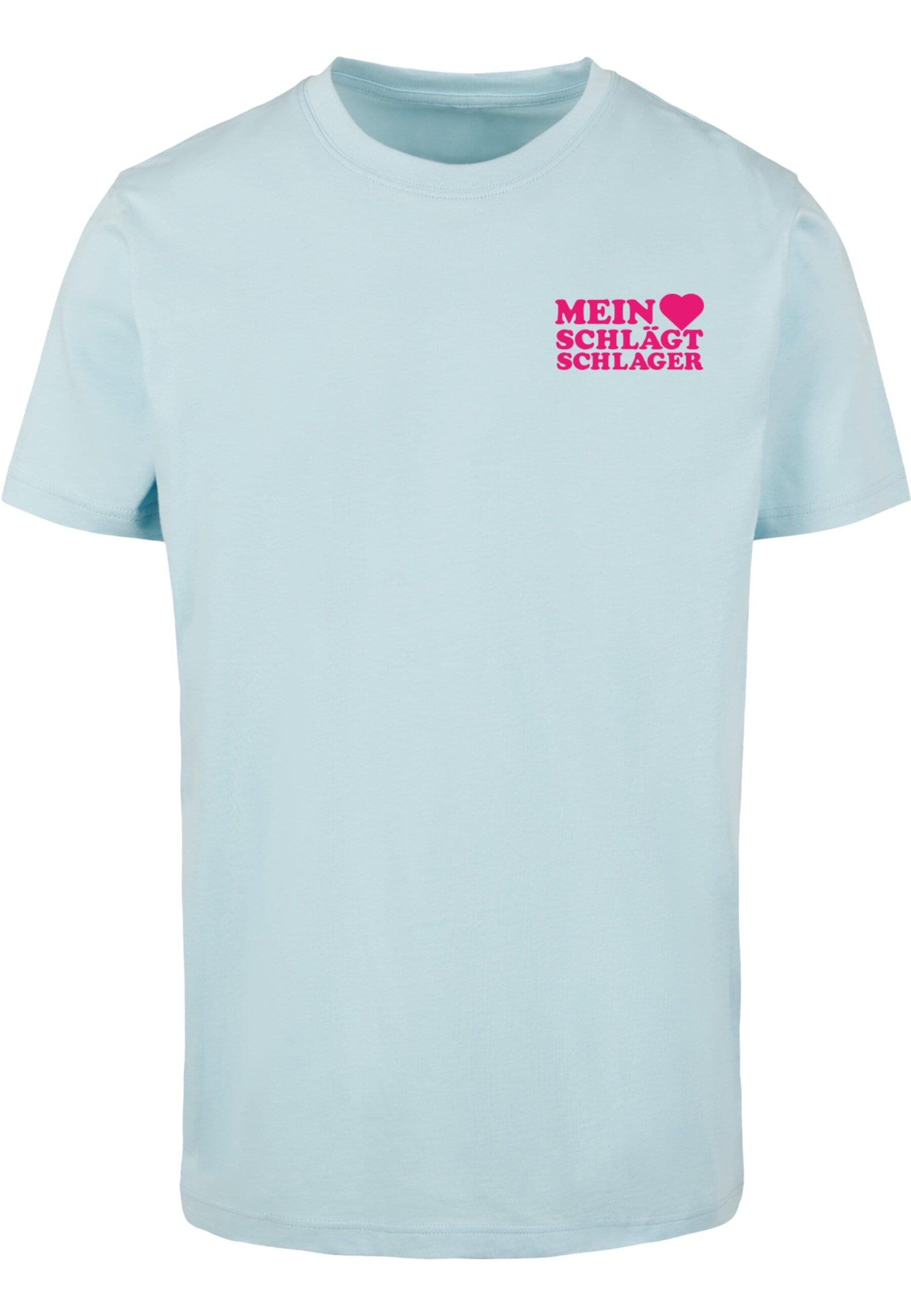 T-Shirt 'MHSS' Merchcode en bleu : devant