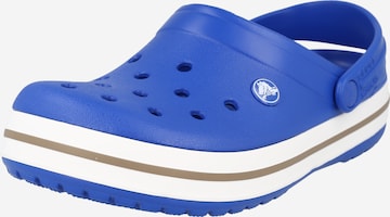 Crocs Mules 'Crocband' in Blue: front