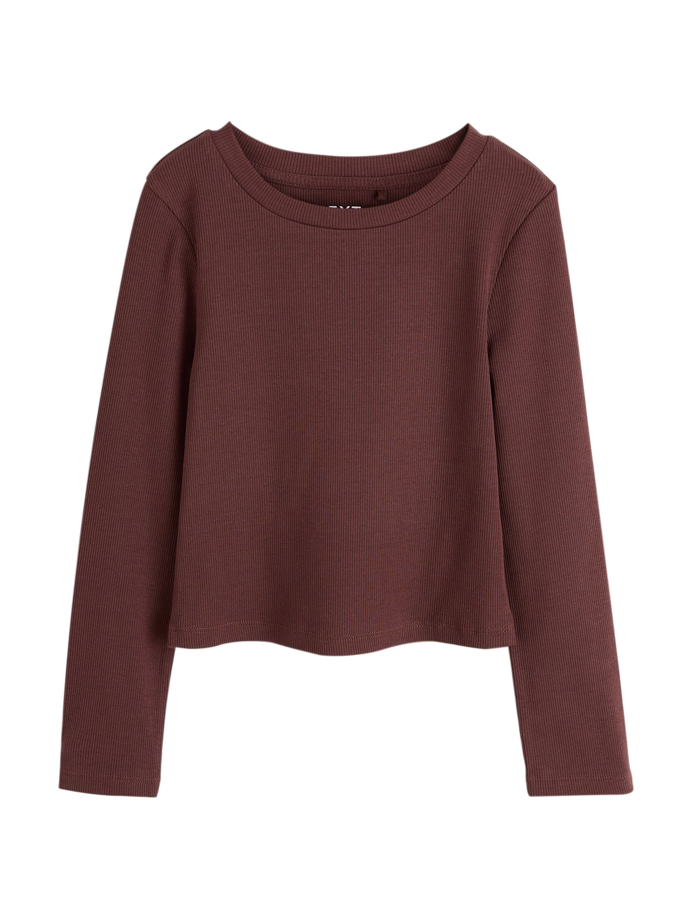 Next - Camiseta en marrón: frente