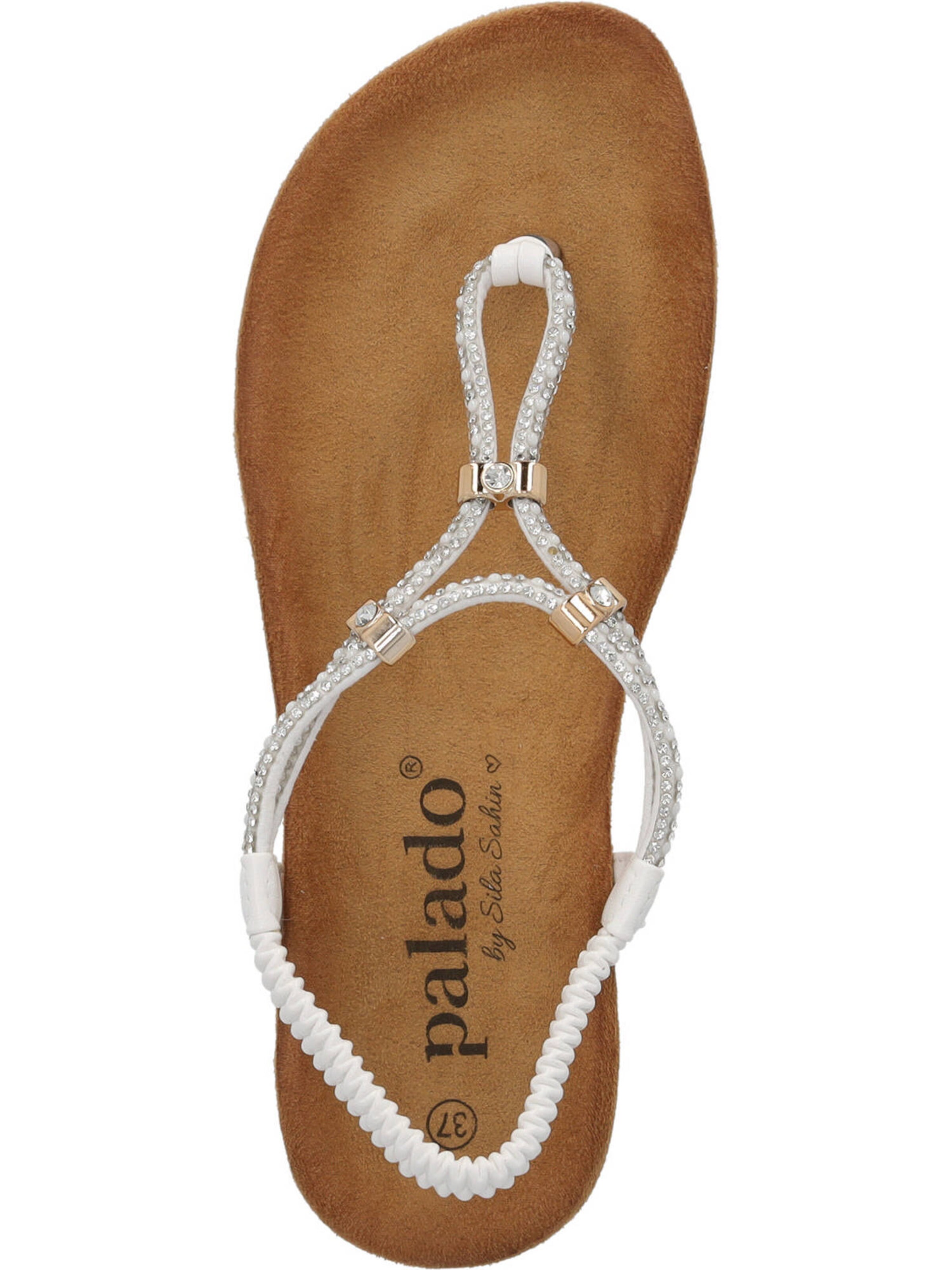 Palado by Sila Sahin T-bar sandals 'Ugnu' in White
