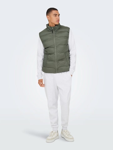 Only & Sons Vest 'ONSUNION' i grå