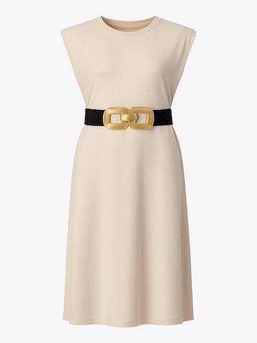 Robe Touche Prive en beige : devant