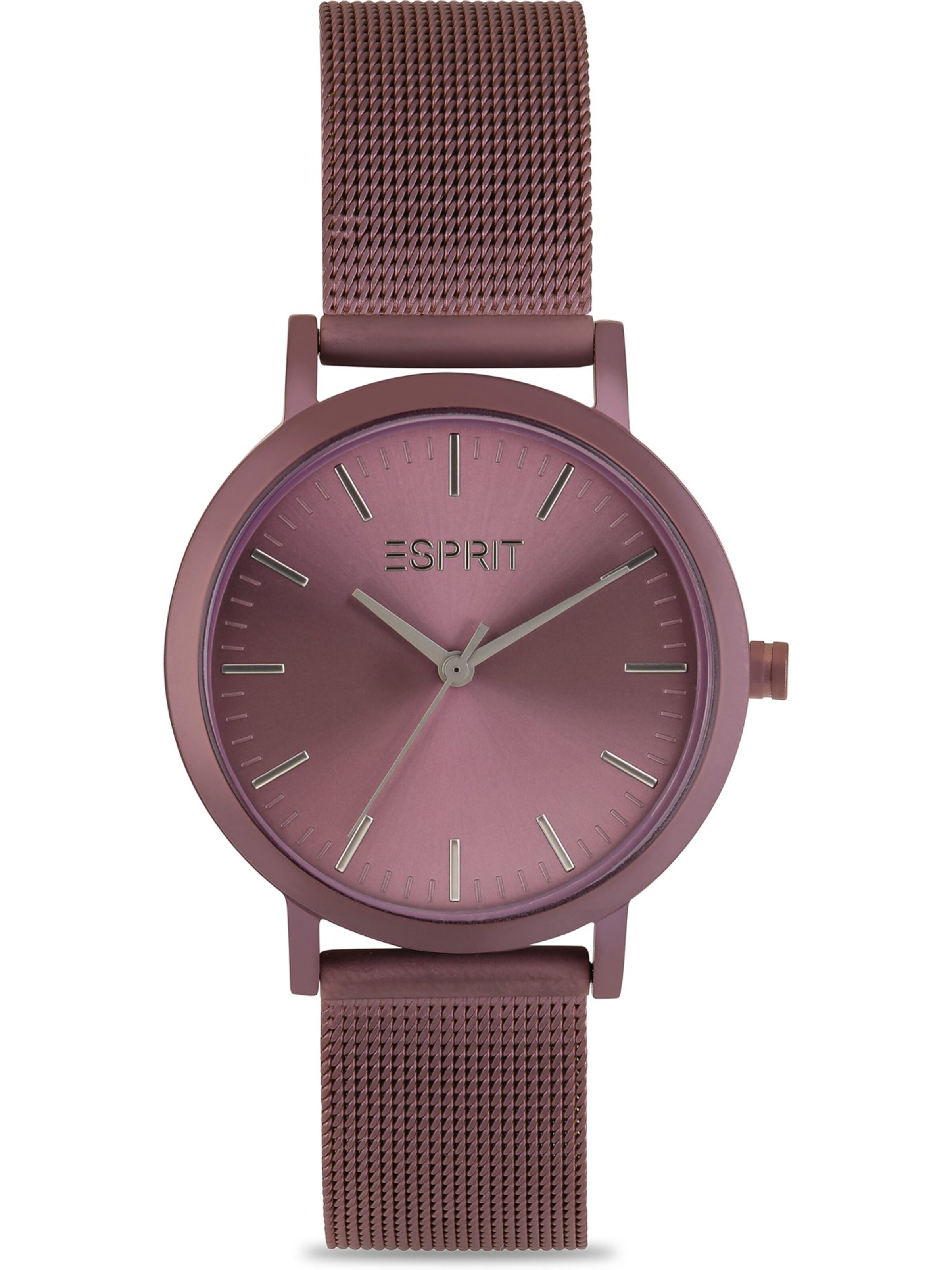 ESPRIT Analoguhr in Lila: Vorderseite