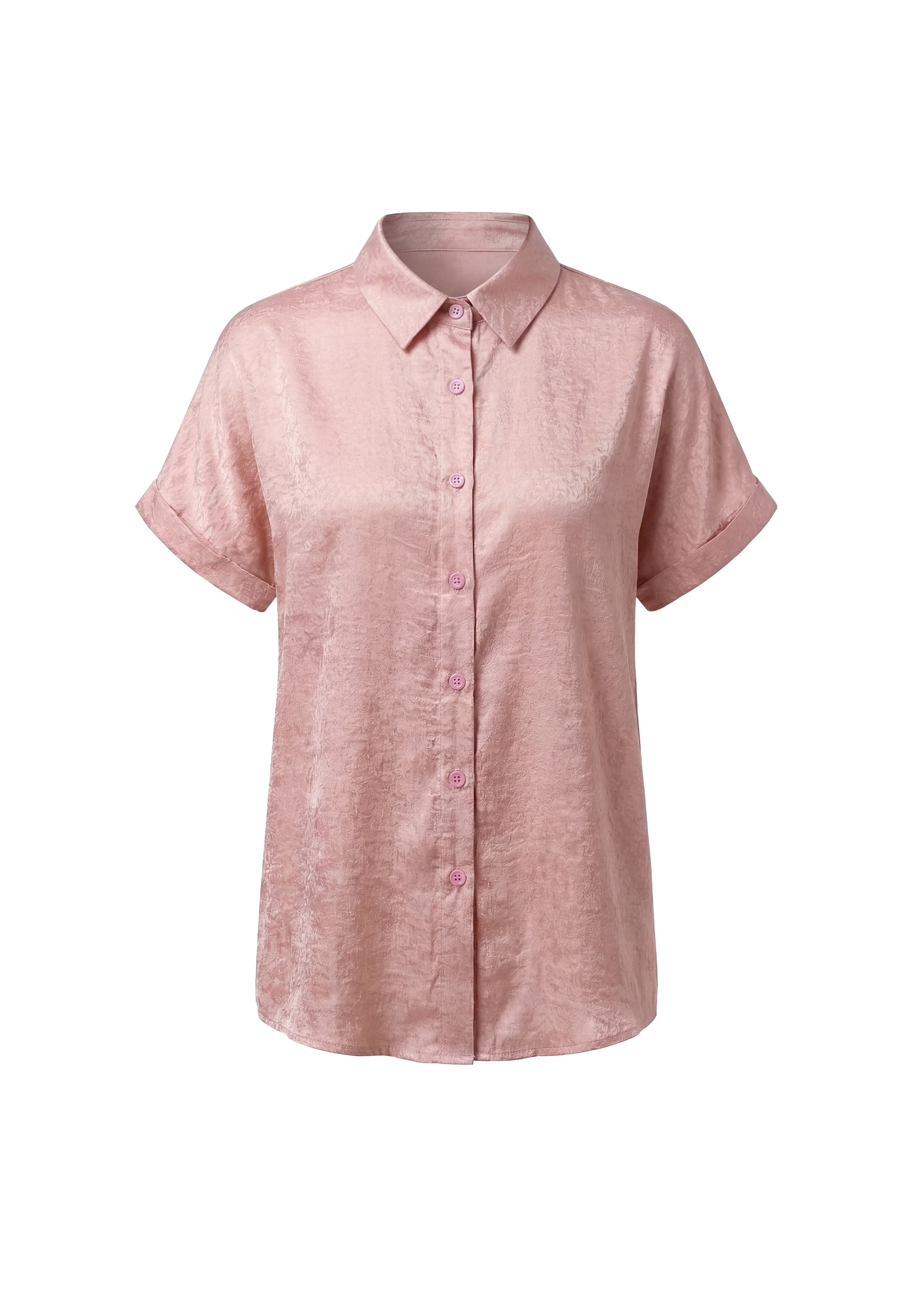 Usha Blouse in Roze: voorkant