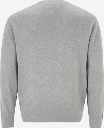 Tommy Hilfiger Big & Tall Пуловер 'CLASSIC' в сиво