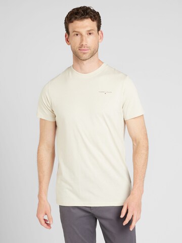 Tommy Jeans Shirt in Beige: front