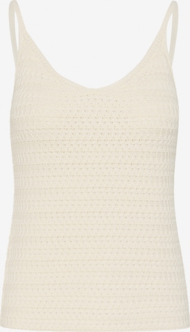 Tops en tricot 'CUAlicie' CULTURE en blanc : devant