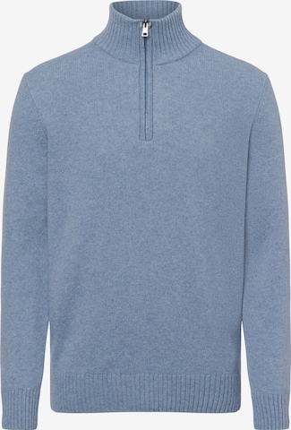 Pull-over Nils Sundström en bleu : devant