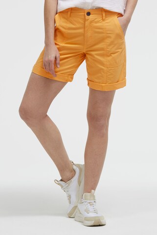 Soccx Regular Bermudashorts mit Zip Fly in Orange