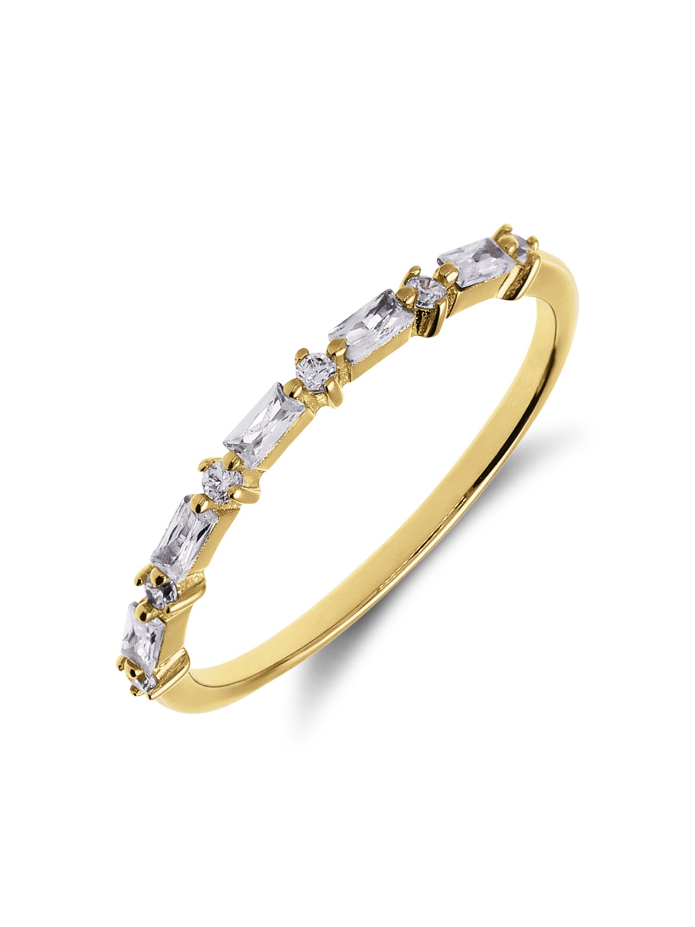 Lucardi Ring in Gold: Vorderseite