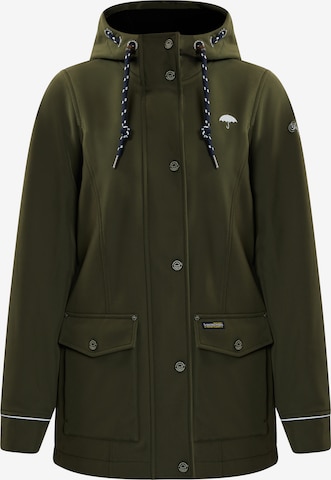 Schmuddelwedda Weatherproof jacket in Green: front