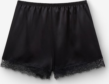 Tezenis Regular Pajama Pants in Black: front