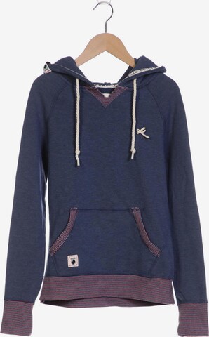 khujo Sweatshirt & Zip-Up Hoodie in S in Blue: front