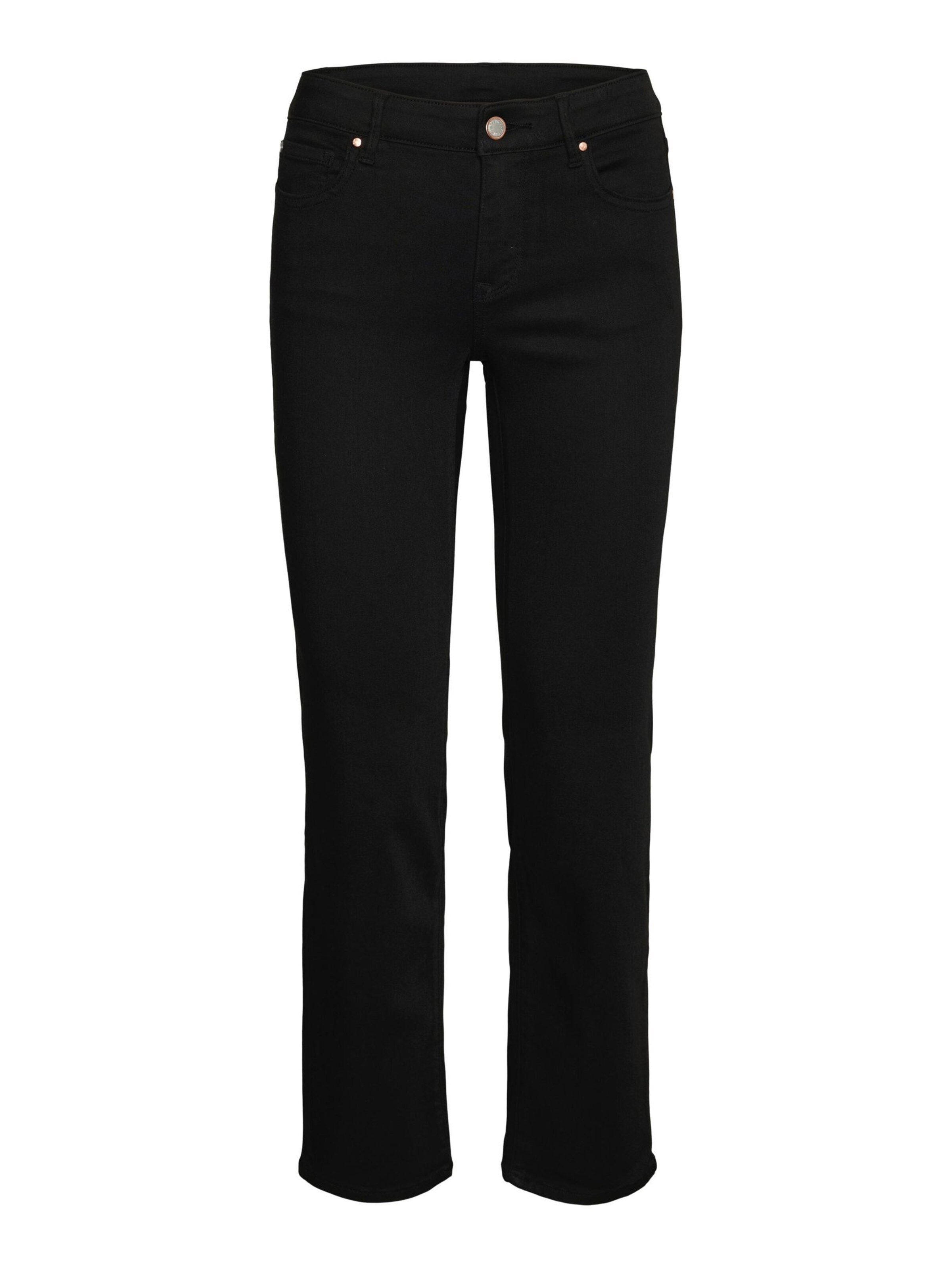 VERO MODA Regular Jeans 'VMFLASH' in Black: front